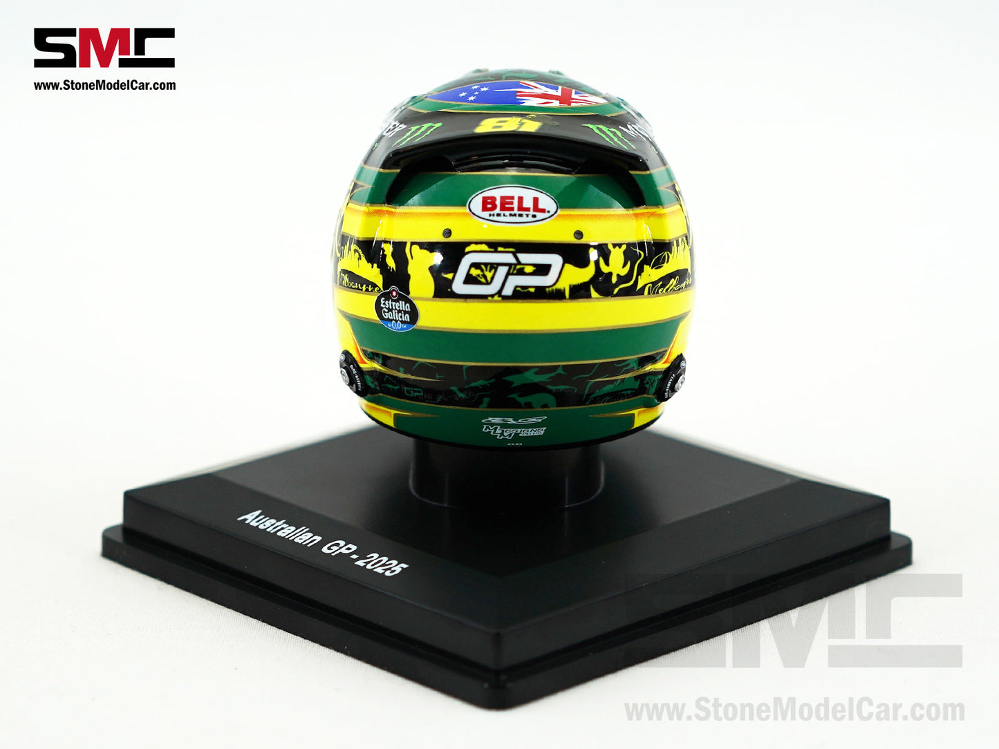 McLaren F1 MCL39 #81 Oscar Piastri Australia GP 2025 Home Race Spark 1:5 Helmet