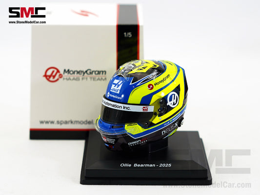 Haas F1 Team VF-25 #87 Oliver Bearman Season 2025 Japanese GP Spark 1:5 Helmet