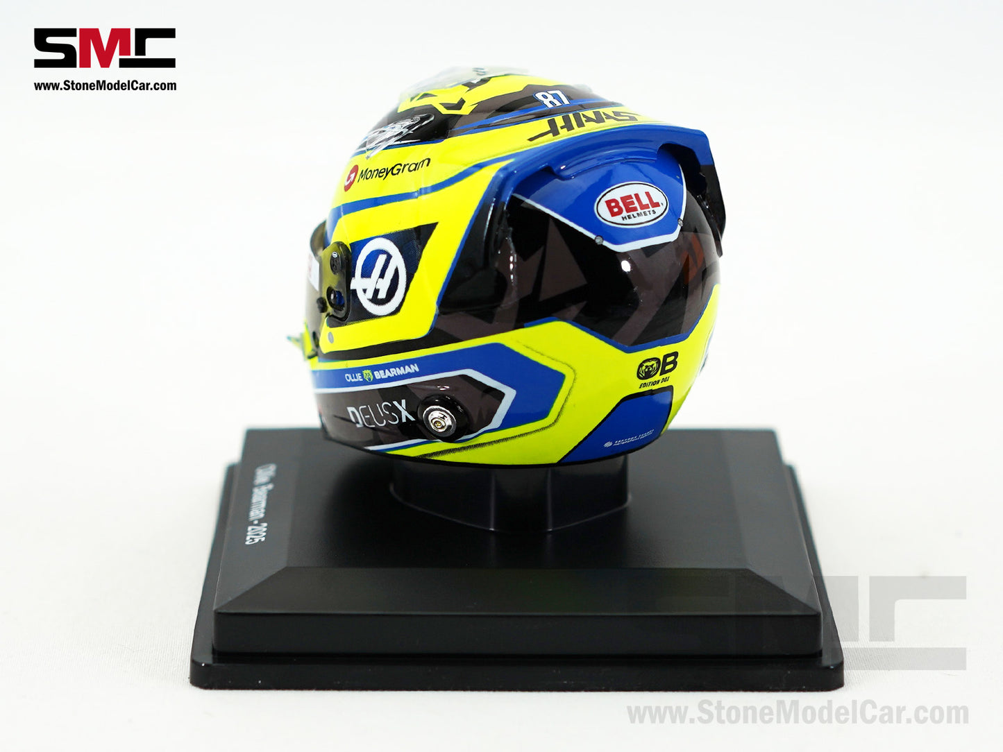 Haas F1 Team VF-25 #87 Oliver Bearman Season 2025 Japanese GP Spark 1:5 Helmet