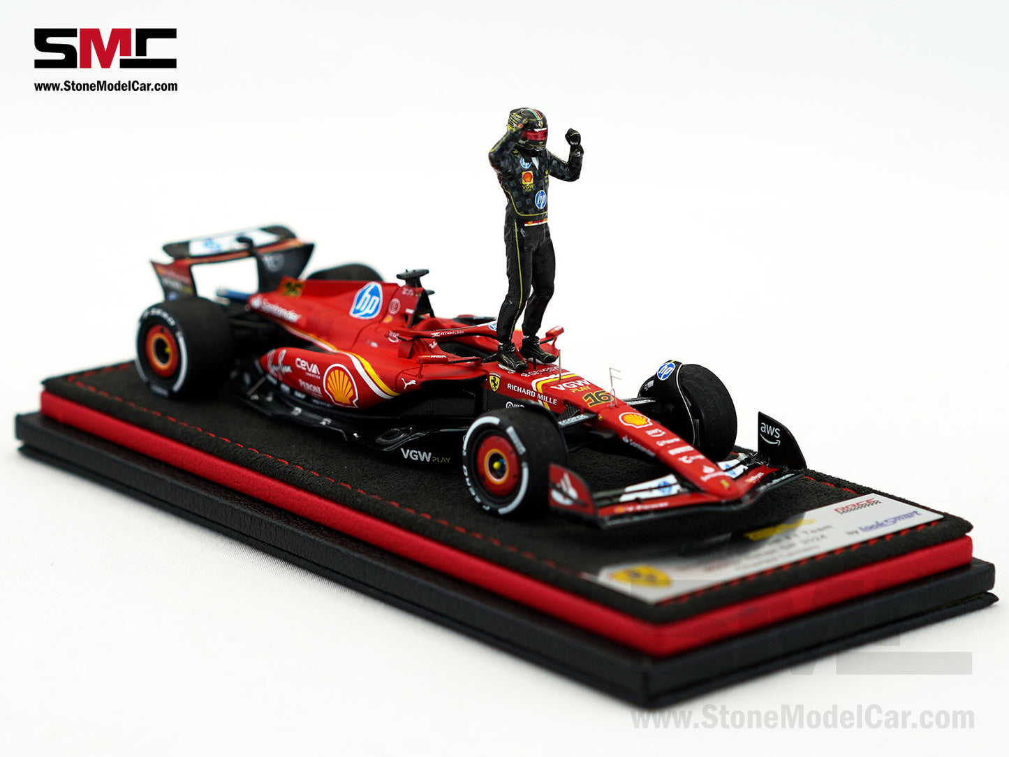 Ferrari F1 SF-24 #16 Charles Leclerc Winner Italy GP 2024 Looksmart 1:43 Special Edition