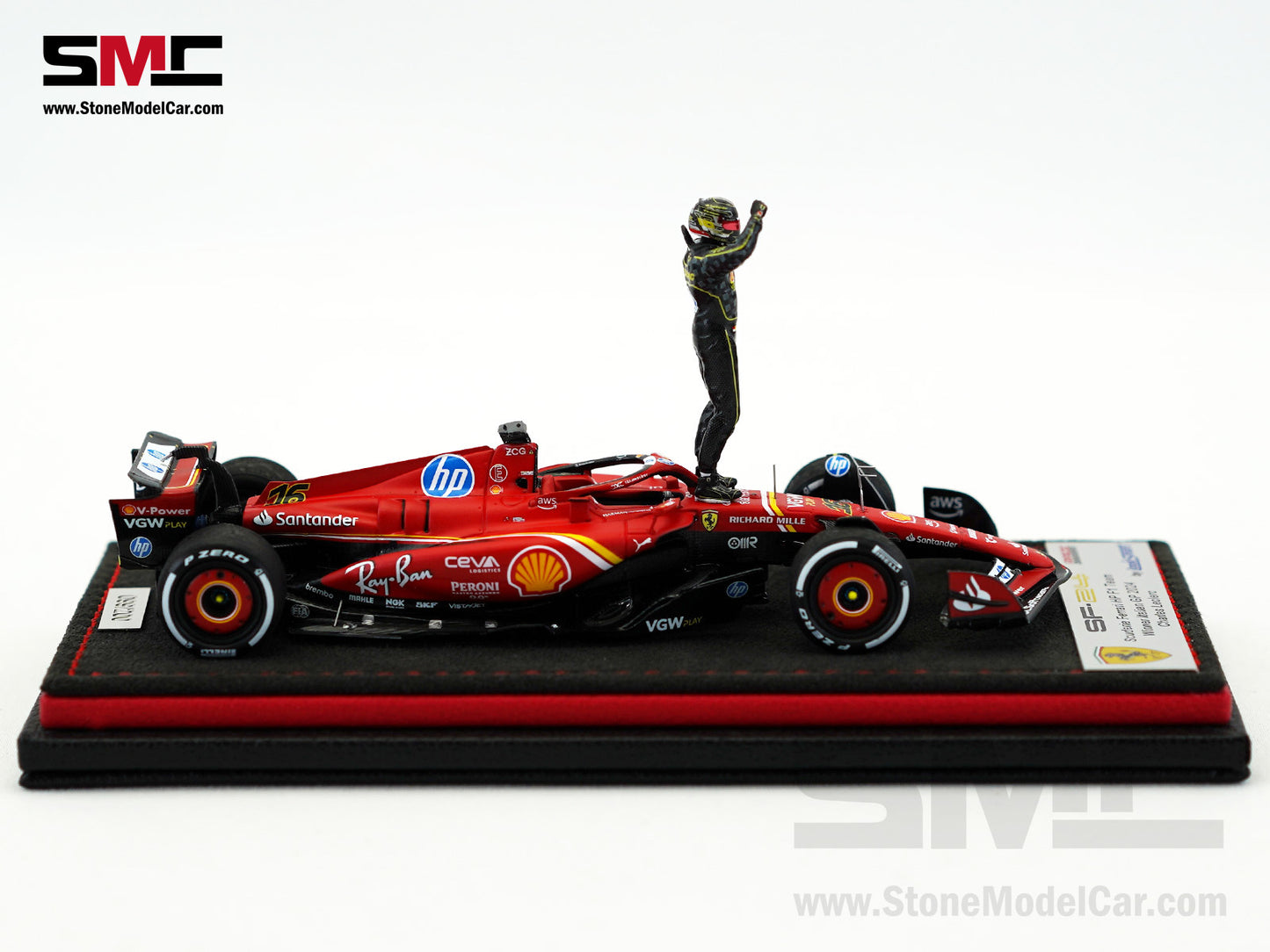 Ferrari F1 SF-24 #16 Charles Leclerc Winner Italy GP 2024 Looksmart 1:43 Special Edition