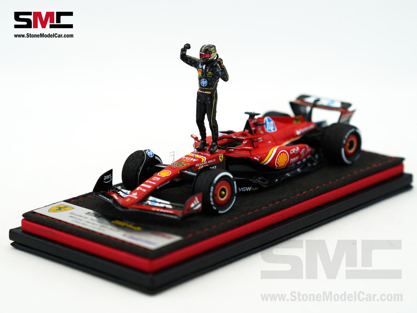Ferrari F1 SF-24 #16 Charles Leclerc Winner Italy GP 2024 Looksmart 1:43 Special Edition