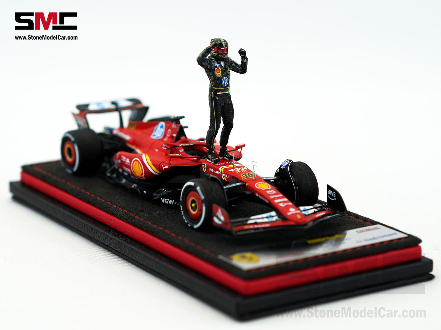 Ferrari F1 SF-24 #16 Charles Leclerc Winner Italy GP 2024 Looksmart 1:43 Special Edition