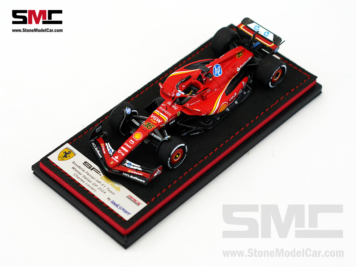 Ferrari F1 SF-24 #16 Charles Leclerc Winner Italy GP 2024 Looksmart 1:43 Special Edition
