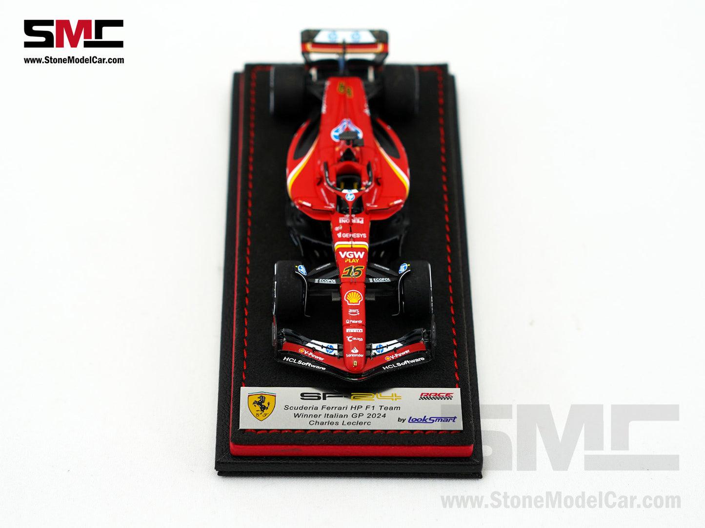 Ferrari F1 SF-24 #16 Charles Leclerc Winner Italy GP 2024 Looksmart 1:43 Special Edition