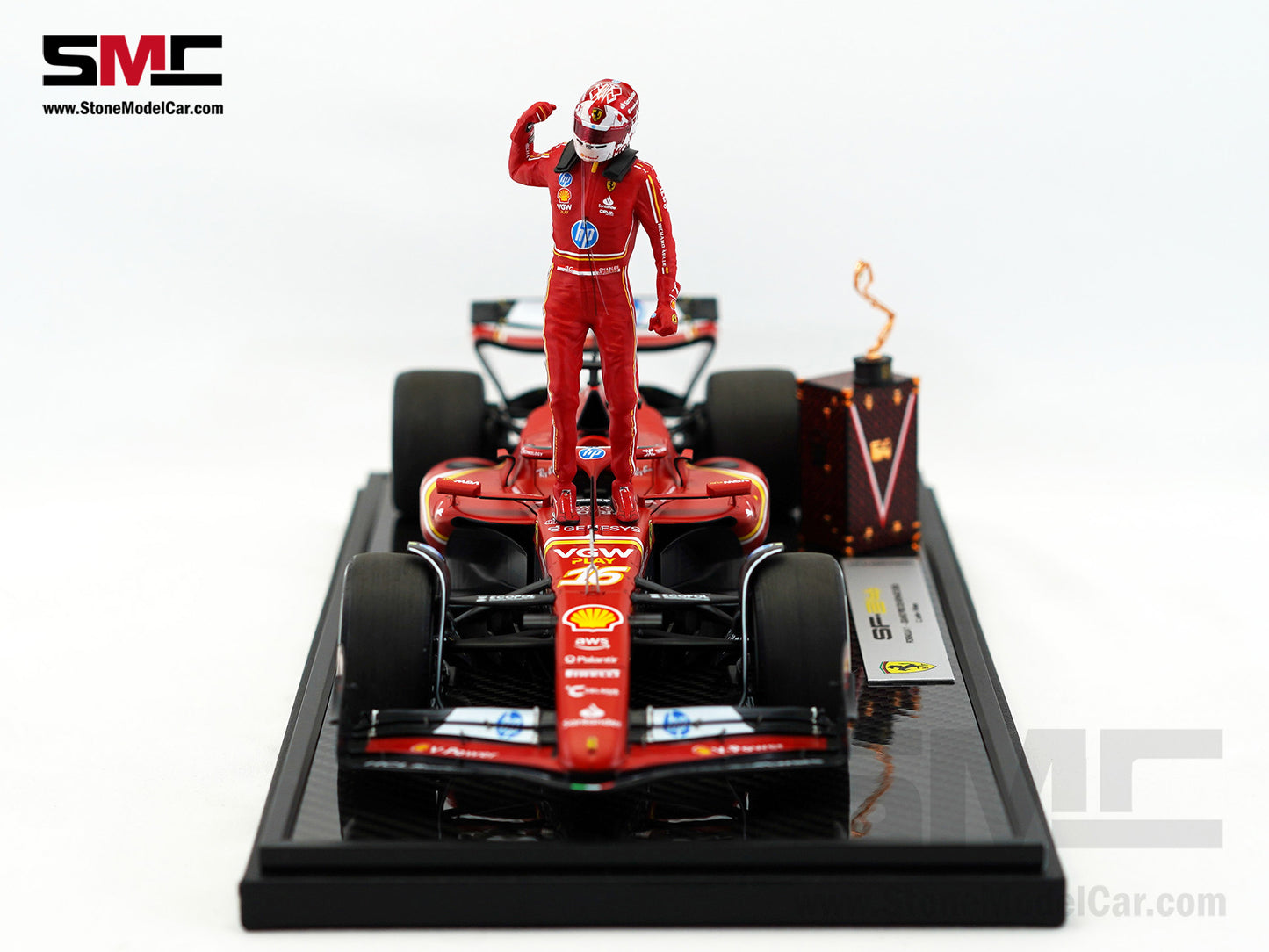 Ferrari F1 SF-24 #16 Charles Leclerc Winner Monaco GP 2024 BBR 1:18 Special Edition