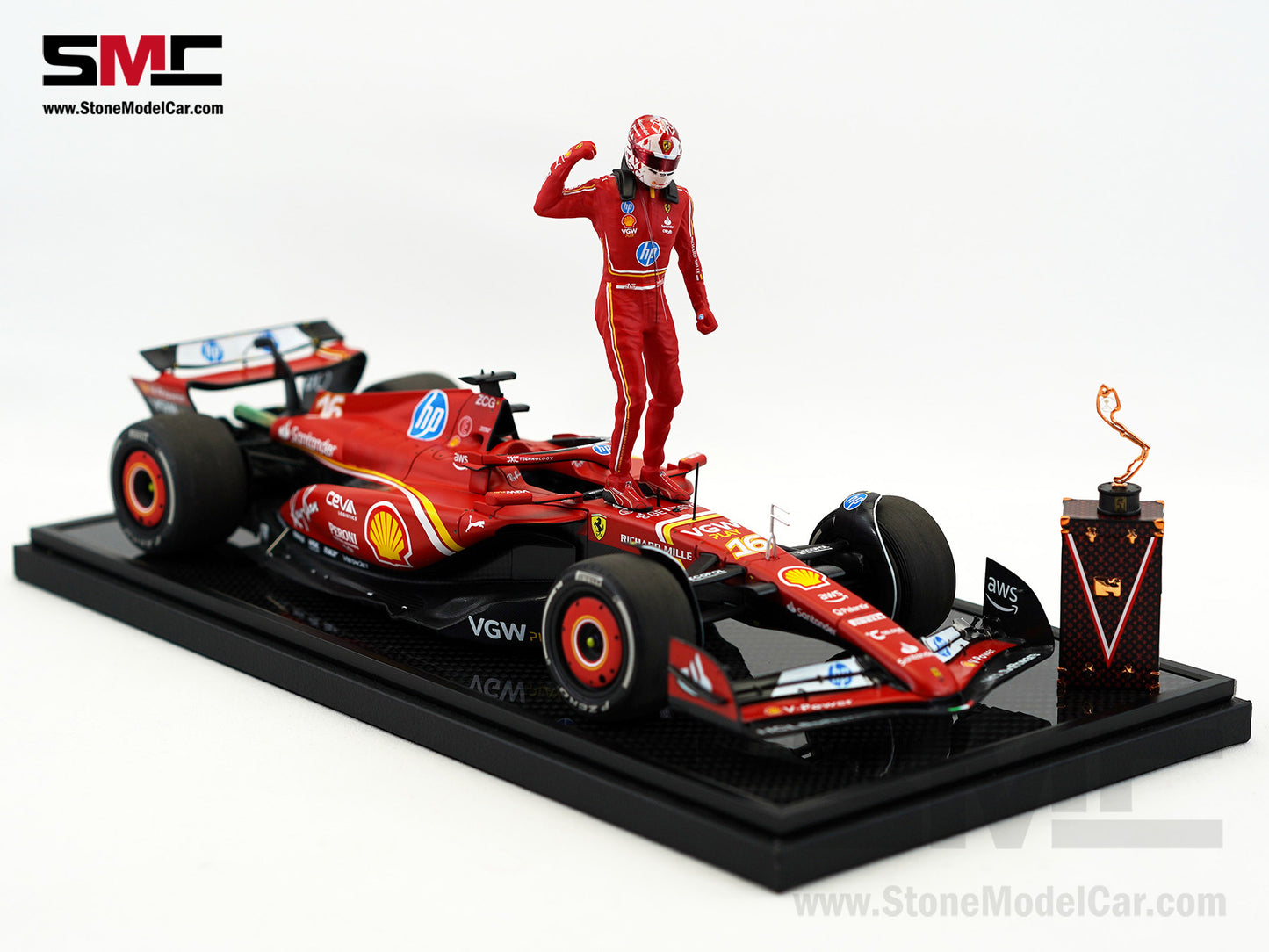 Ferrari F1 SF-24 #16 Charles Leclerc Winner Monaco GP 2024 BBR 1:18 Special Edition