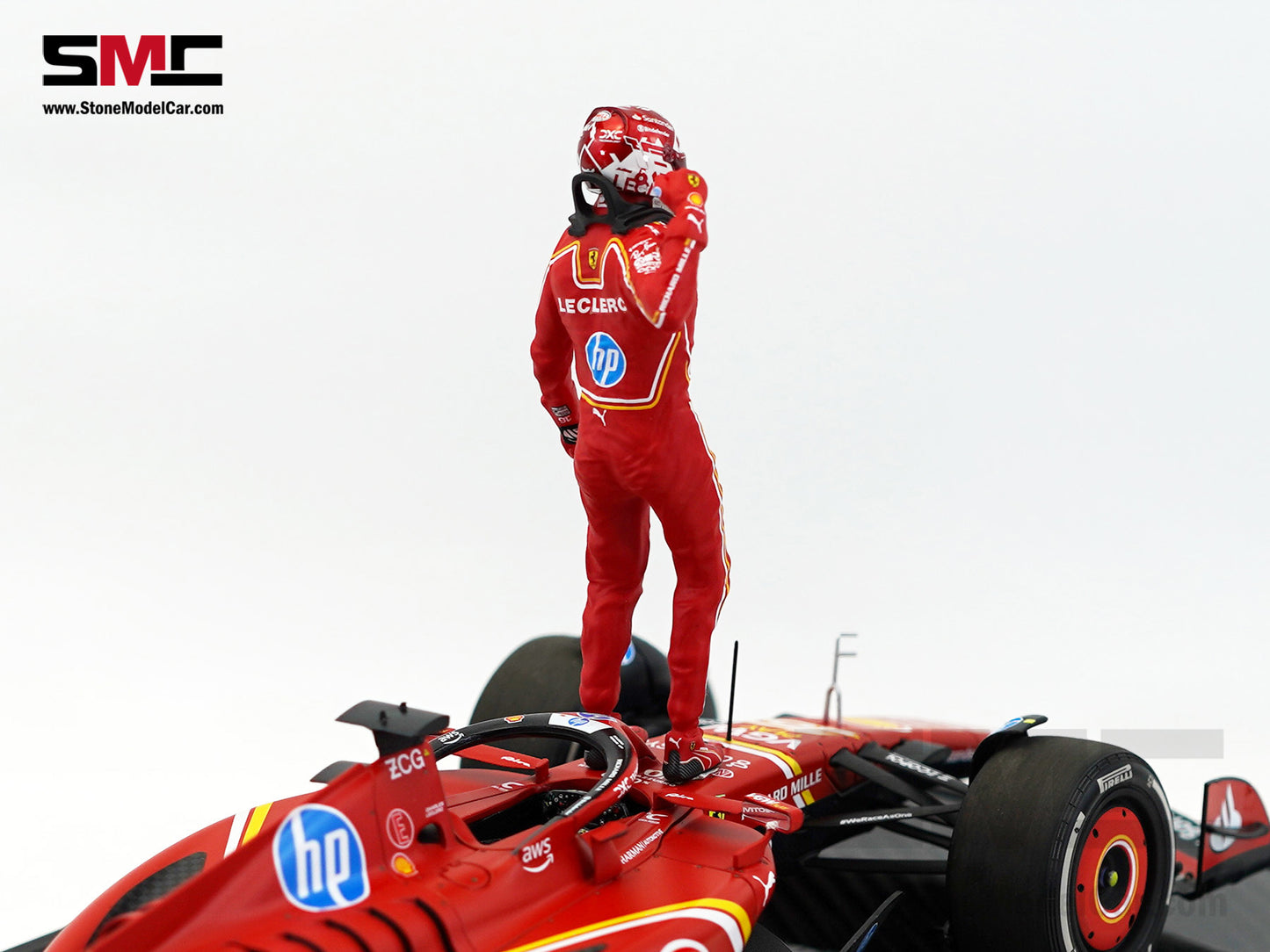 Ferrari F1 SF-24 #16 Charles Leclerc Winner Monaco GP 2024 BBR 1:18 Special Edition