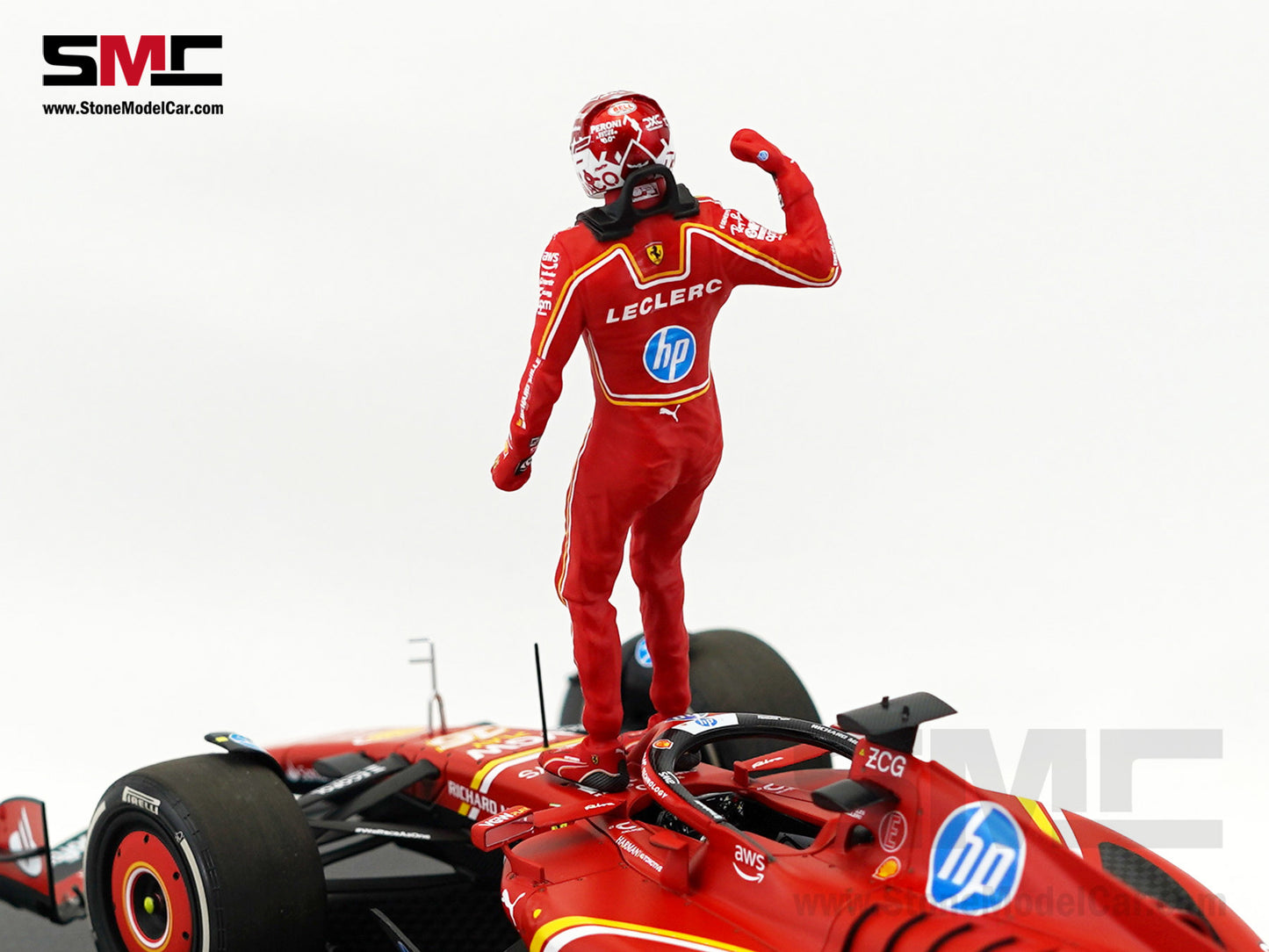 Ferrari F1 SF-24 #16 Charles Leclerc Winner Monaco GP 2024 BBR 1:18 Special Edition