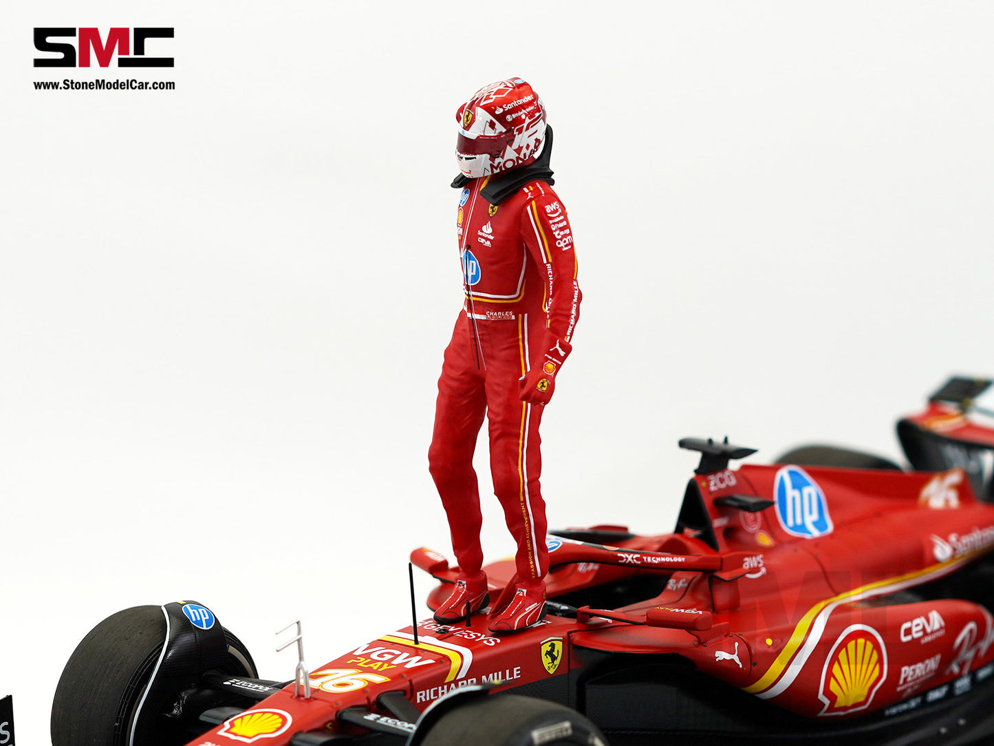 Ferrari F1 SF-24 #16 Charles Leclerc Winner Monaco GP 2024 BBR 1:18 Special Edition