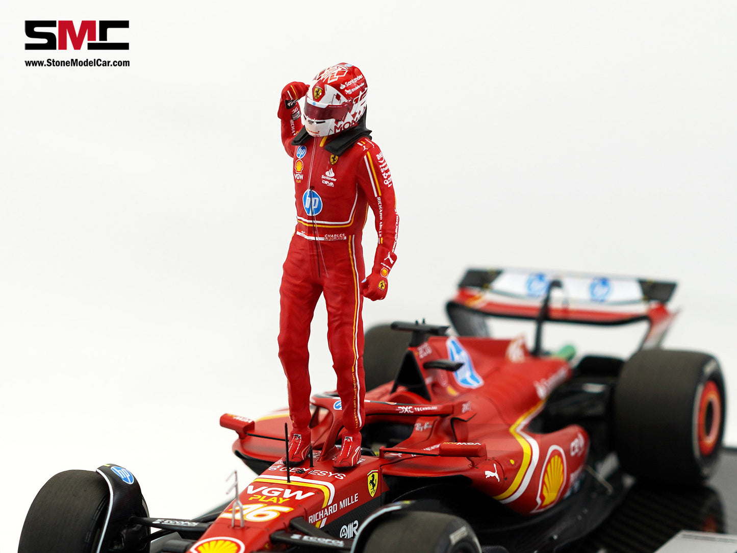 Ferrari F1 SF-24 #16 Charles Leclerc Winner Monaco GP 2024 BBR 1:18 Special Edition