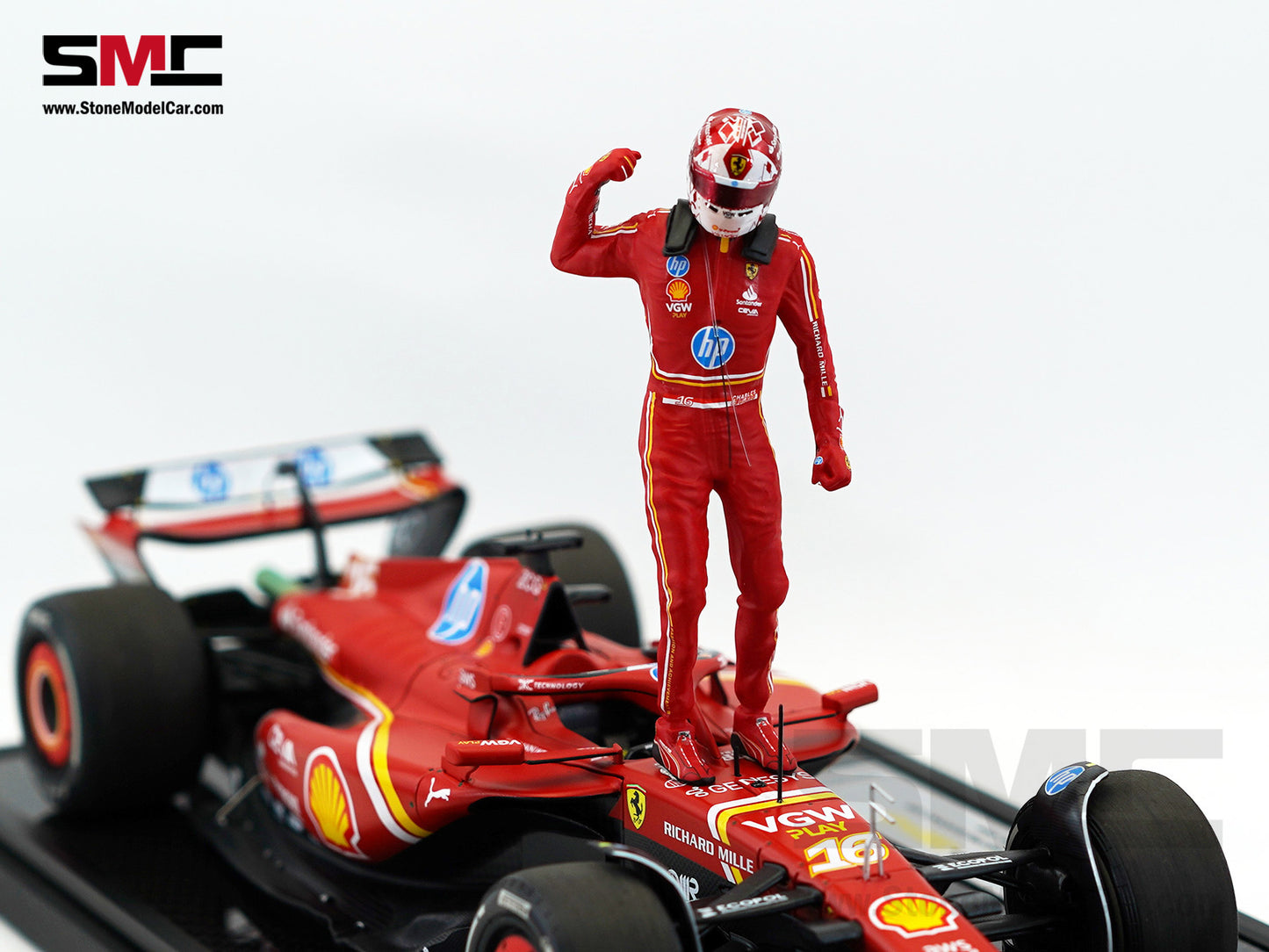 Ferrari F1 SF-24 #16 Charles Leclerc Winner Monaco GP 2024 BBR 1:18 Special Edition