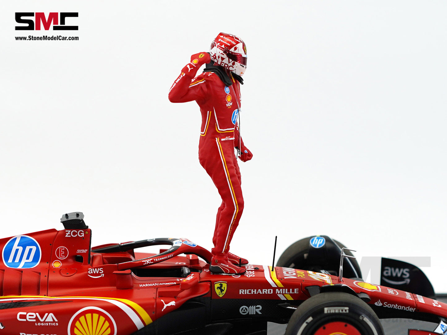 Ferrari F1 SF-24 #16 Charles Leclerc Winner Monaco GP 2024 BBR 1:18 Special Edition