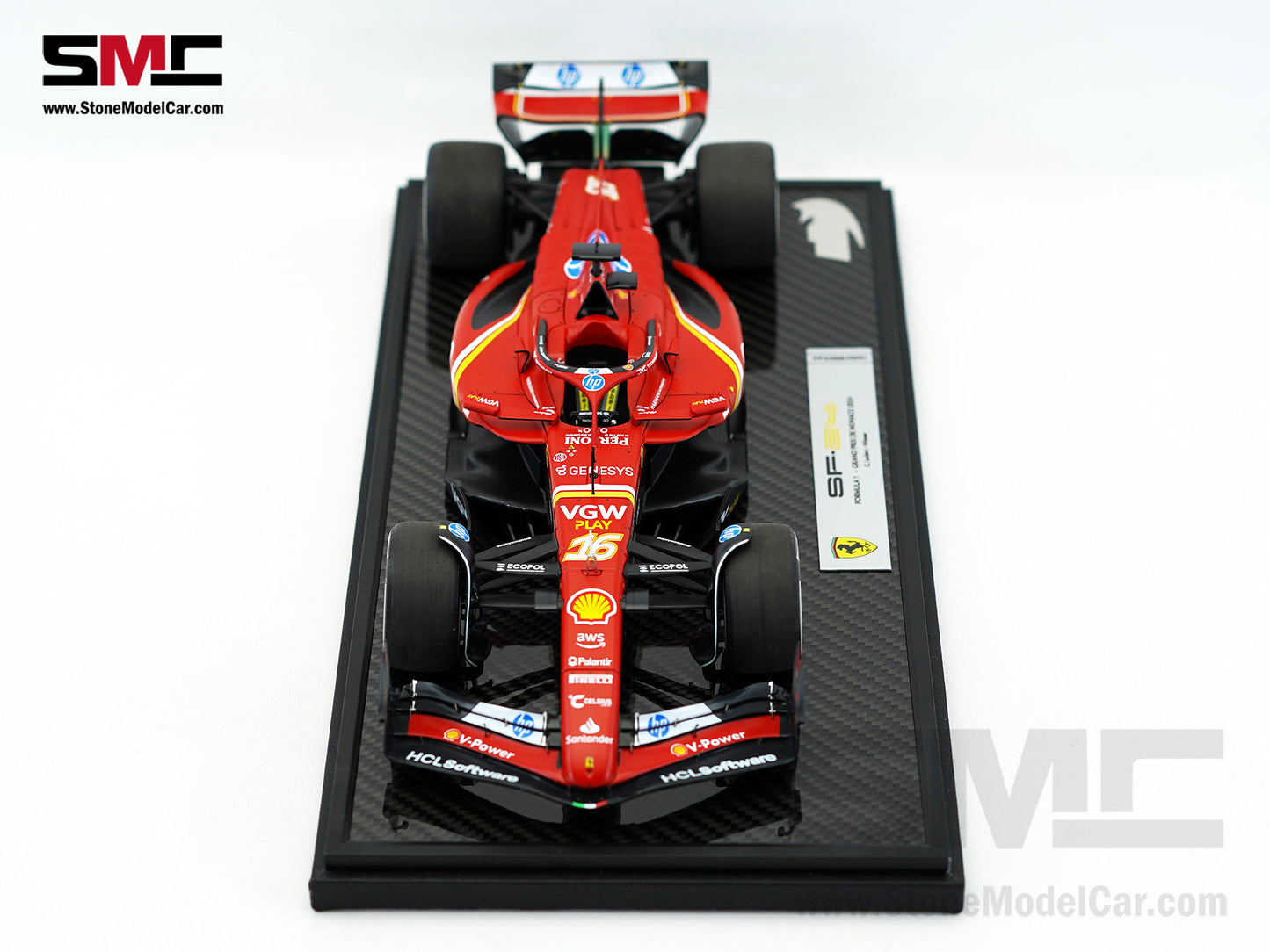 Ferrari F1 SF-24 #16 Charles Leclerc Winner Monaco GP 2024 BBR 1:18 Special Edition