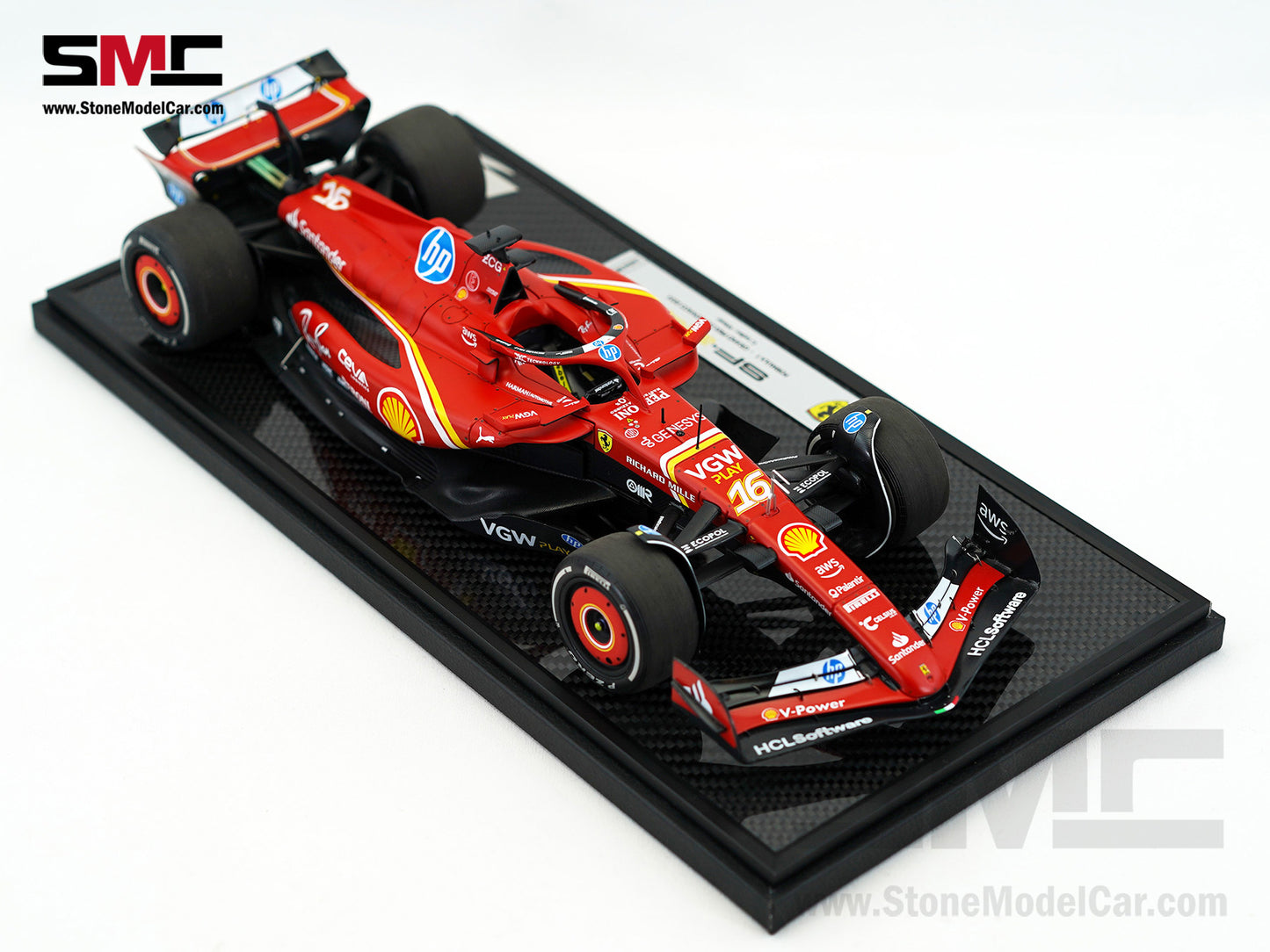 Ferrari F1 SF-24 #16 Charles Leclerc Winner Monaco GP 2024 BBR 1:18 Special Edition