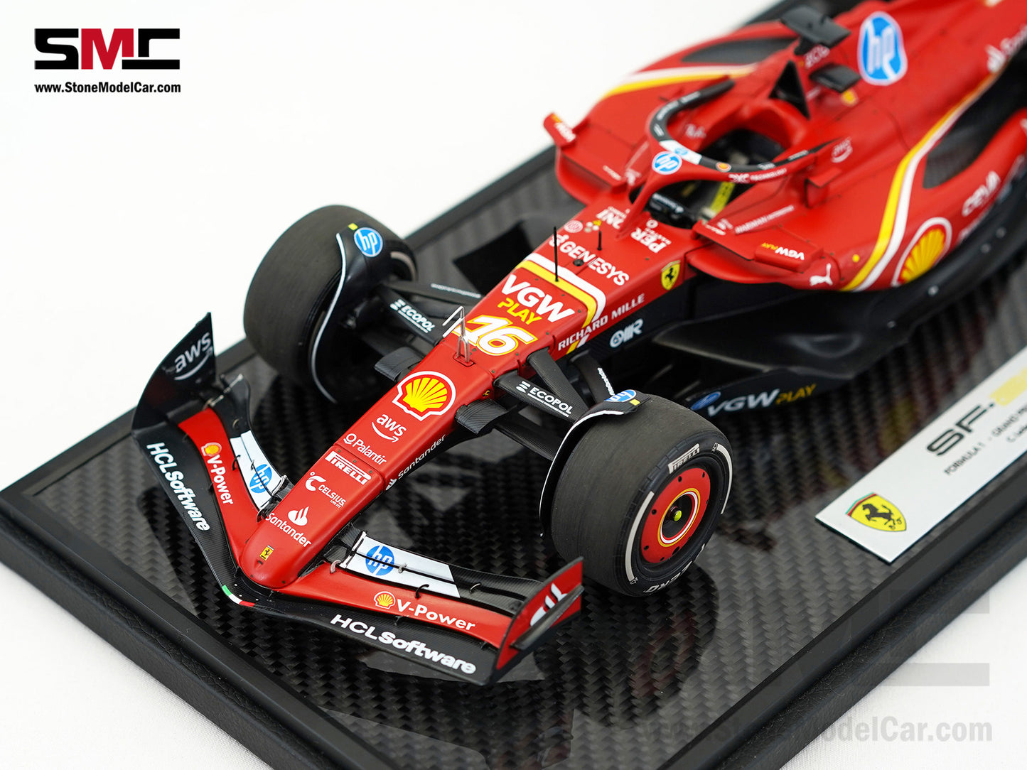 Ferrari F1 SF-24 #16 Charles Leclerc Winner Monaco GP 2024 BBR 1:18 Special Edition