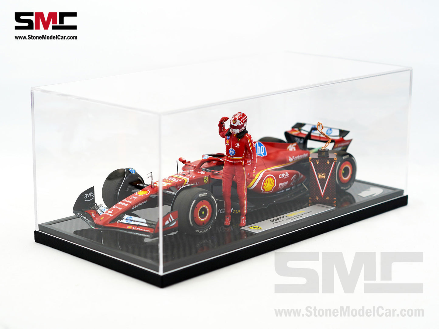 Ferrari F1 SF-24 #16 Charles Leclerc Winner Monaco GP 2024 BBR 1:18 Special Edition