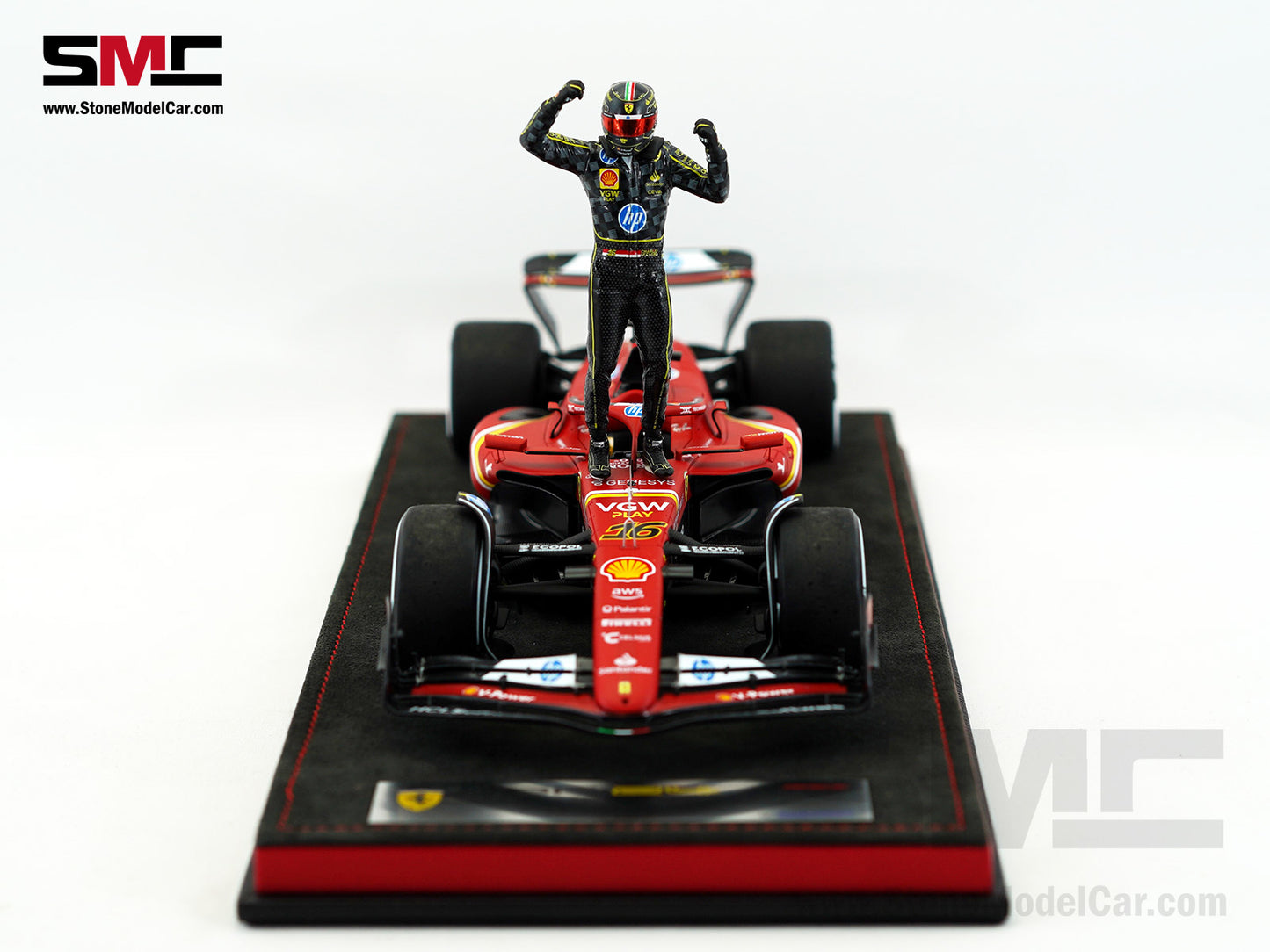 Ferrari F1 SF-24 #16 Charles Leclerc Winner Italy GP 2024 Looksmart 1:18 Special Edition