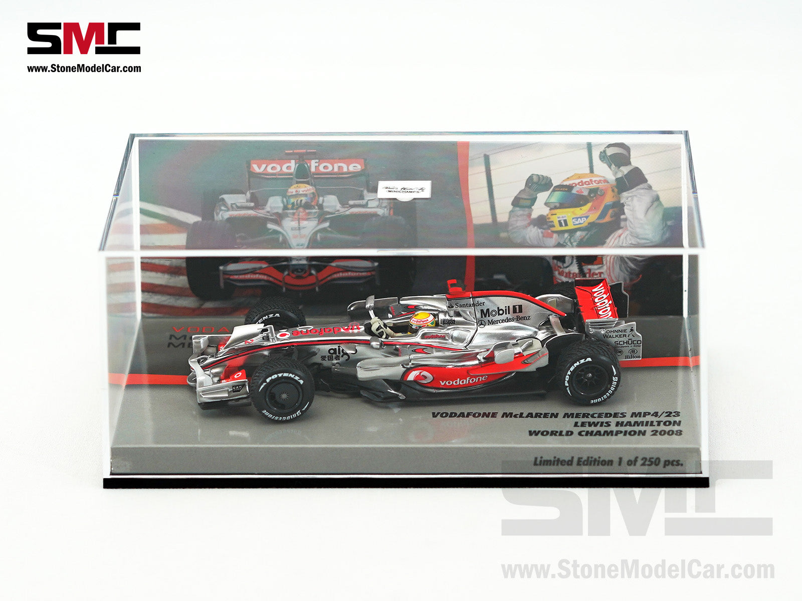 McLaren F1 MP4-23 #22 Lewis Hamilton Brazil 2008 World Champion 1