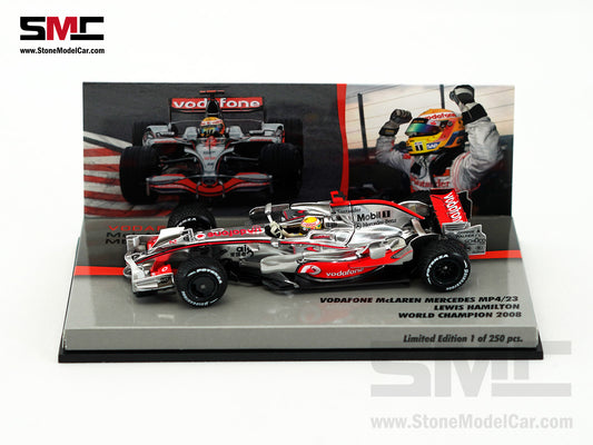McLaren F1 MP4-23 #22 Lewis Hamilton Brazil 2008 World Champion 1:43 MINICHAMPS