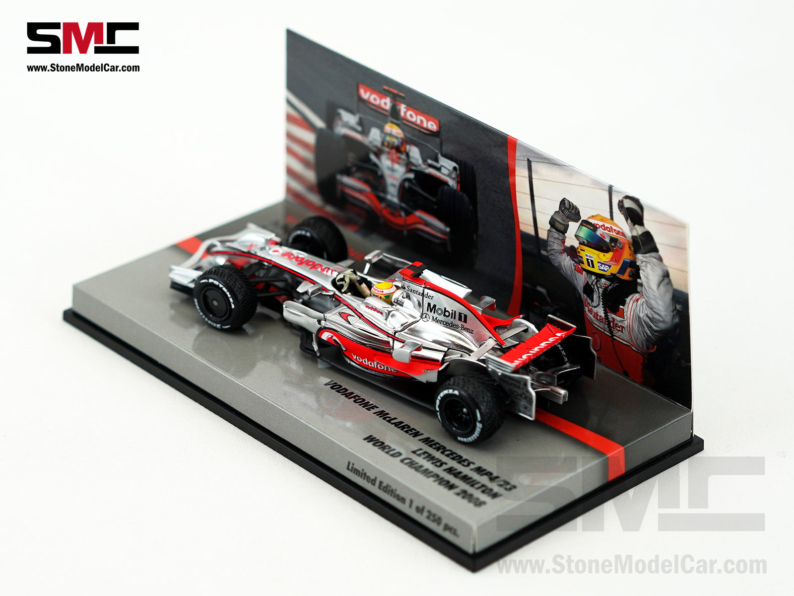 McLaren F1 MP4-23 #22 Lewis Hamilton Brazil 2008 World Champion 1