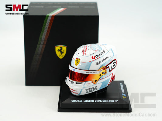 Ferrari HP F1 SF-25 #16 Charles Leclerc Monaco GP 2025 Looksmart 1:5 BELL Helmet