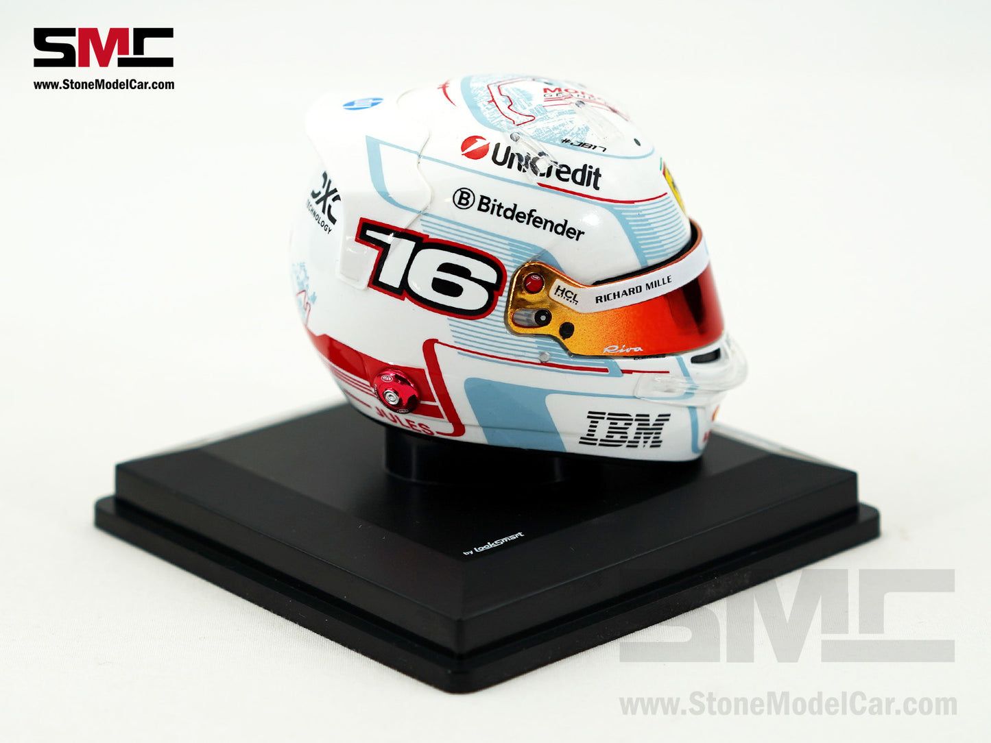 Ferrari HP F1 SF-25 #16 Charles Leclerc Monaco GP 2025 Looksmart 1:5 BELL Helmet
