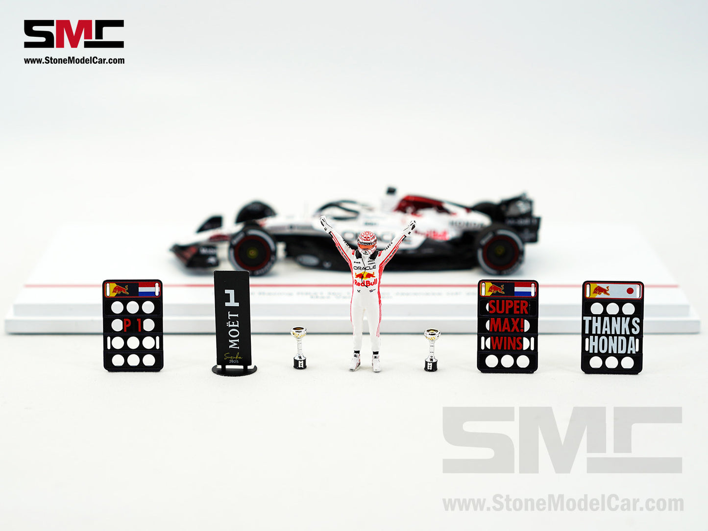 [Pre-Order] Red Bull F1 RB21 #1 Max Verstappen Japanese GP Winner 2025 1:43 Spark Figure Special