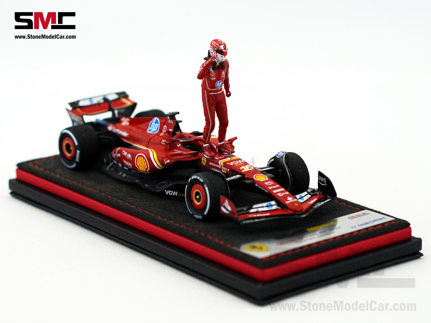 [Pre-Order] Ferrari F1 SF-24 #16 Charles Leclerc Winner Monaco GP 2024 Looksmart 1:43 Special Edition