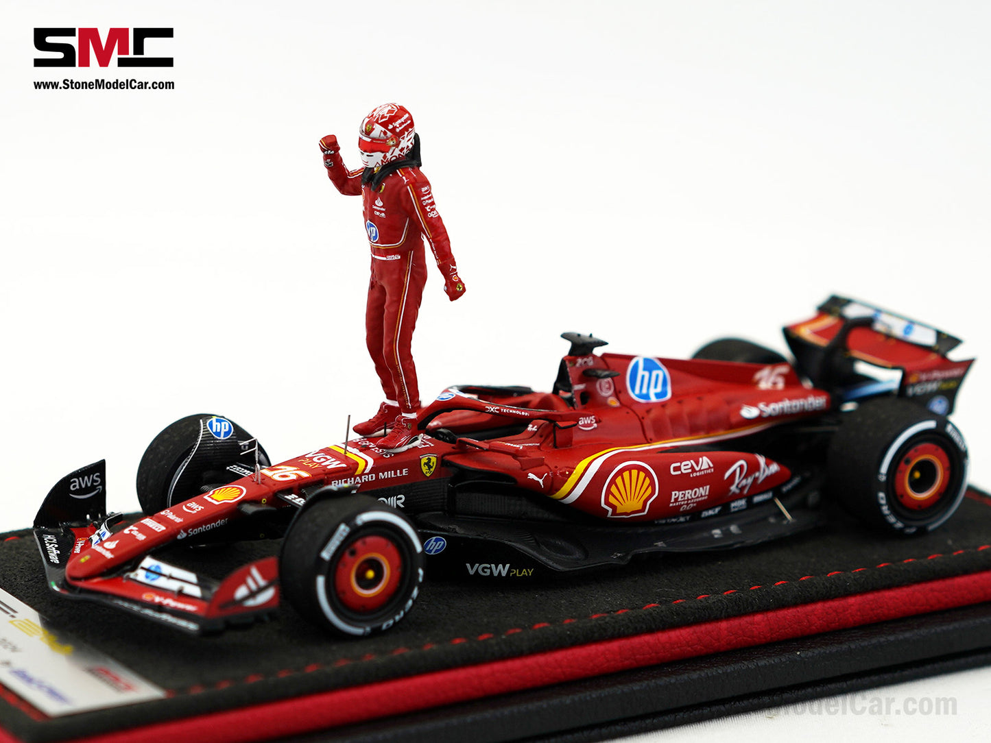 [Pre-Order] Ferrari F1 SF-24 #16 Charles Leclerc Winner Monaco GP 2024 Looksmart 1:43 Special Edition