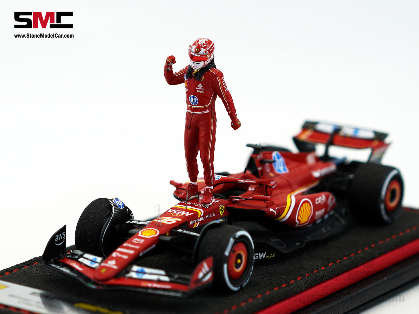 [Pre-Order] Ferrari F1 SF-24 #16 Charles Leclerc Winner Monaco GP 2024 Looksmart 1:43 Special Edition