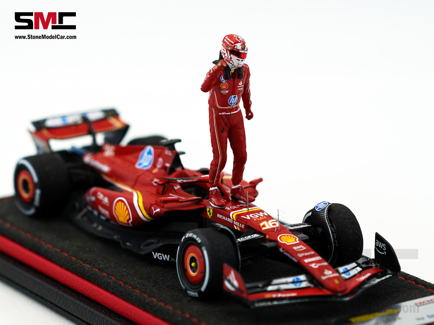 [Pre-Order] Ferrari F1 SF-24 #16 Charles Leclerc Winner Monaco GP 2024 Looksmart 1:43 Special Edition