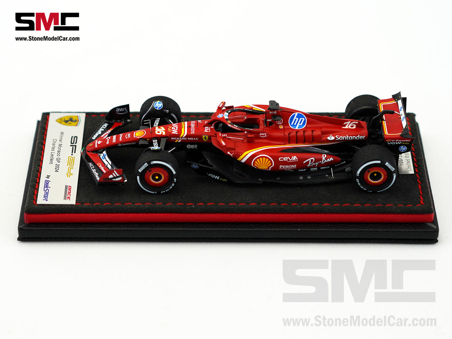 [Pre-Order] Ferrari F1 SF-24 #16 Charles Leclerc Winner Monaco GP 2024 Looksmart 1:43 Special Edition