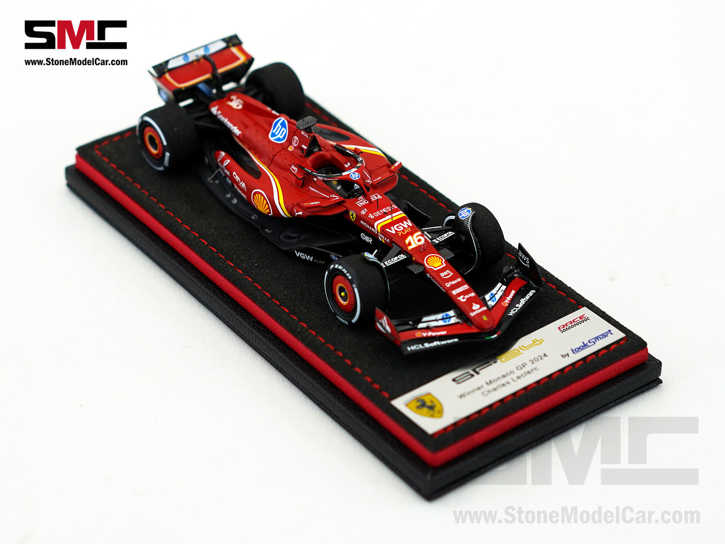 [Pre-Order] Ferrari F1 SF-24 #16 Charles Leclerc Winner Monaco GP 2024 Looksmart 1:43 Special Edition