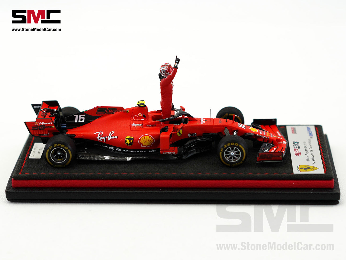 Ferrari F1 SF90 #16 Charles Leclerc Winner Belgium GP 2019 Looksmart 1:43 Special Edition