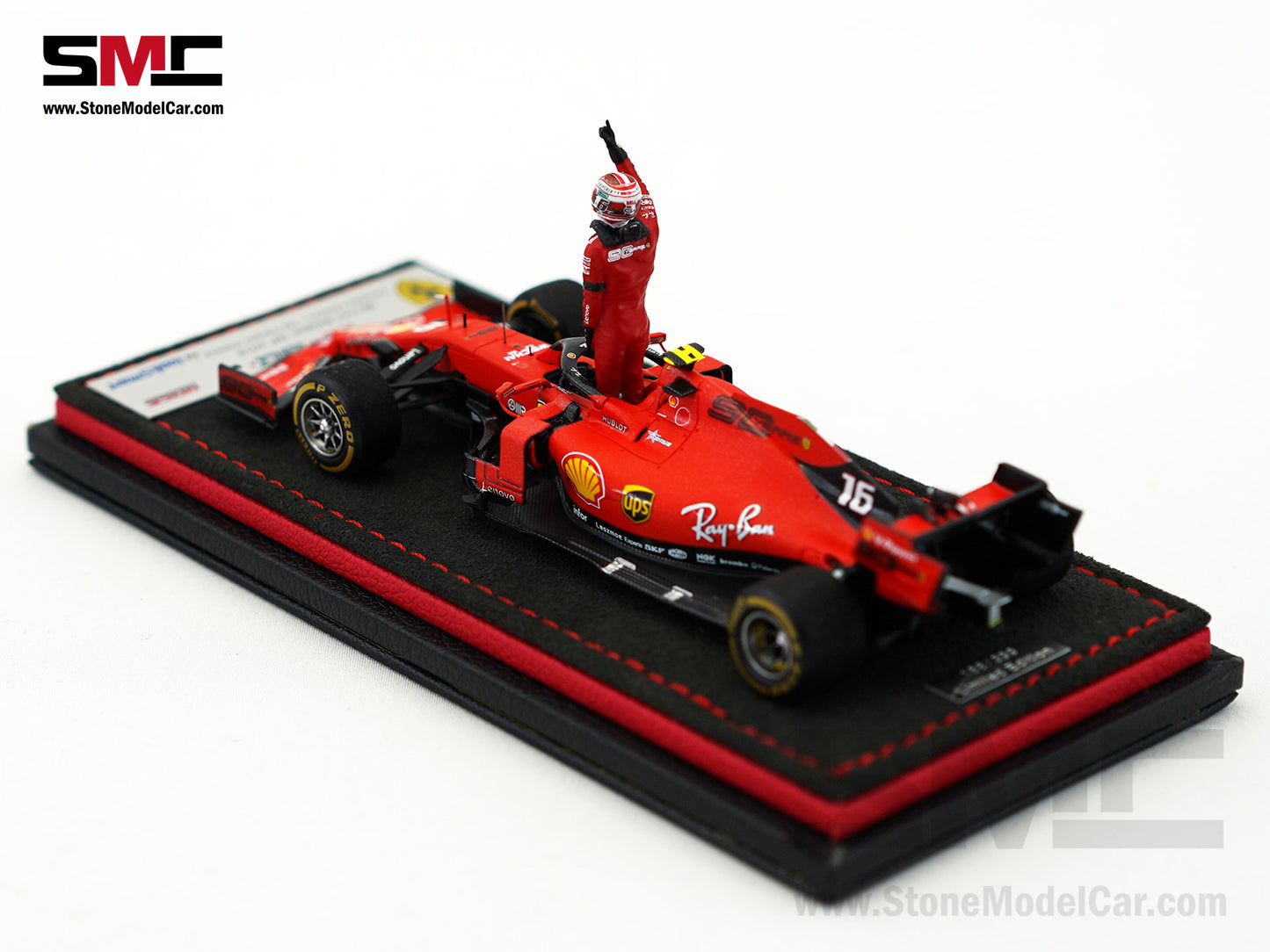 Ferrari F1 SF90 #16 Charles Leclerc Winner Belgium GP 2019 Looksmart 1:43 Special Edition