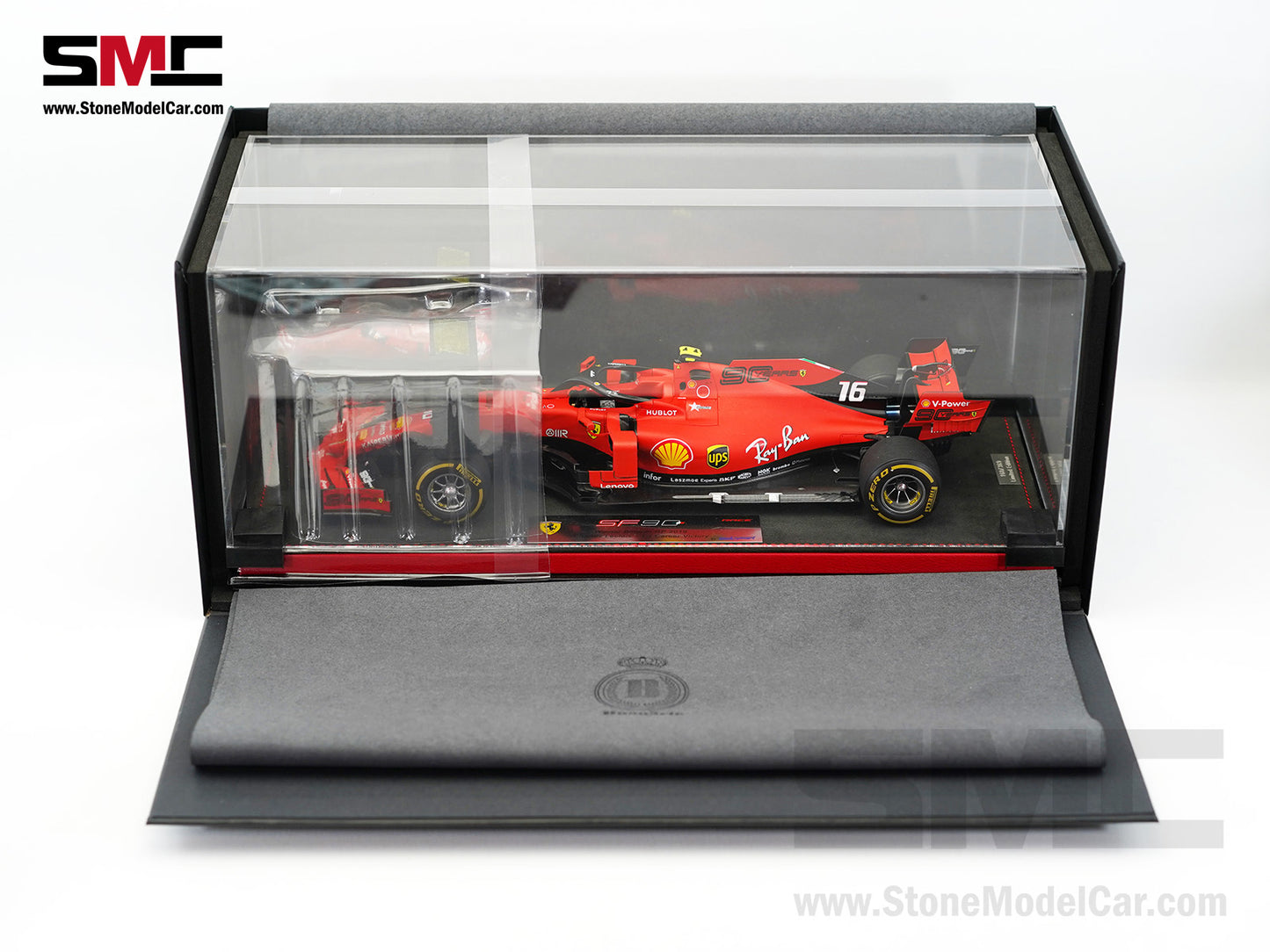 Ferrari F1 SF90 #16 Charles Leclerc Winner Belgium GP 2019 Looksmart 1:18 Special Edition