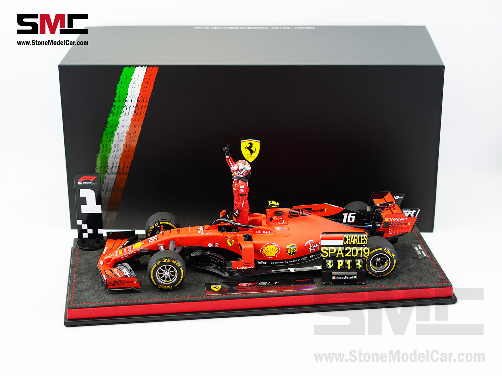 Ferrari F1 SF90 #16 Charles Leclerc Winner Belgium GP 2019