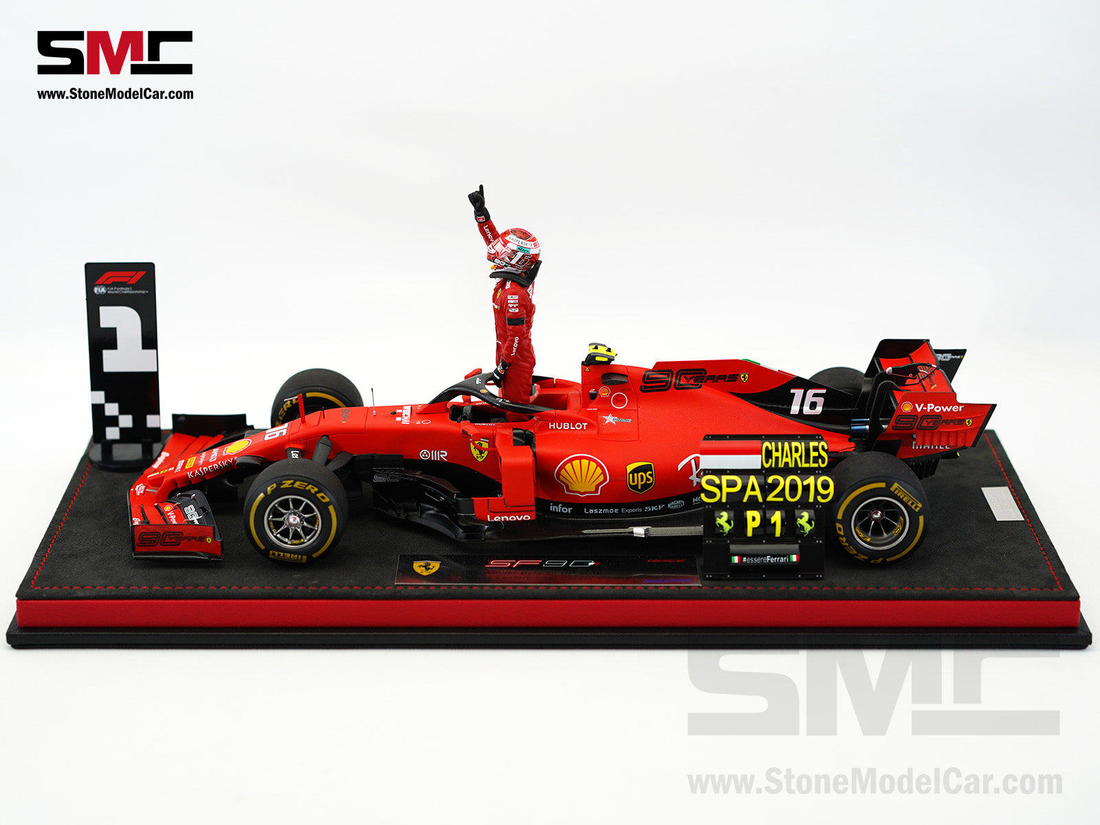 Ferrari F1 SF90 #16 Charles Leclerc Winner Belgium GP 2019