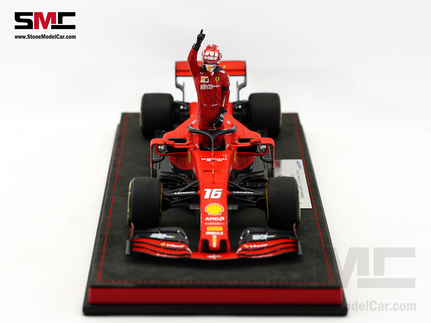 Ferrari F1 SF90 #16 Charles Leclerc Winner Belgium GP 2019 Looksmart 1:18 Special Edition
