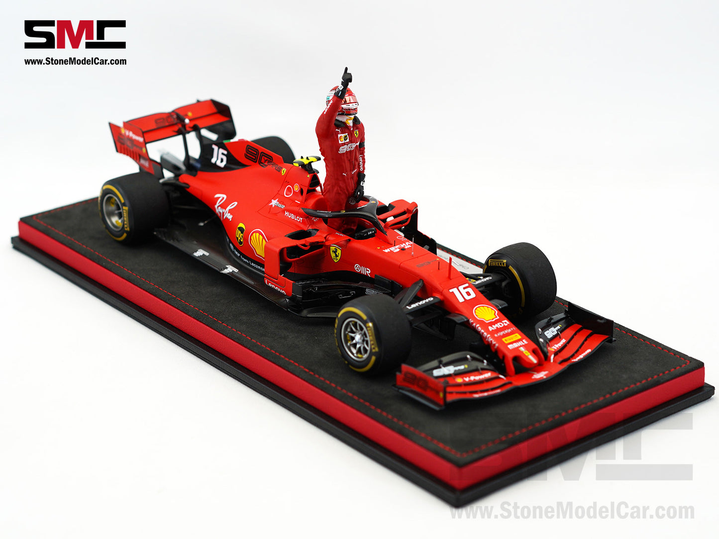 Ferrari F1 SF90 #16 Charles Leclerc Winner Belgium GP 2019 Looksmart 1:18 Special Edition