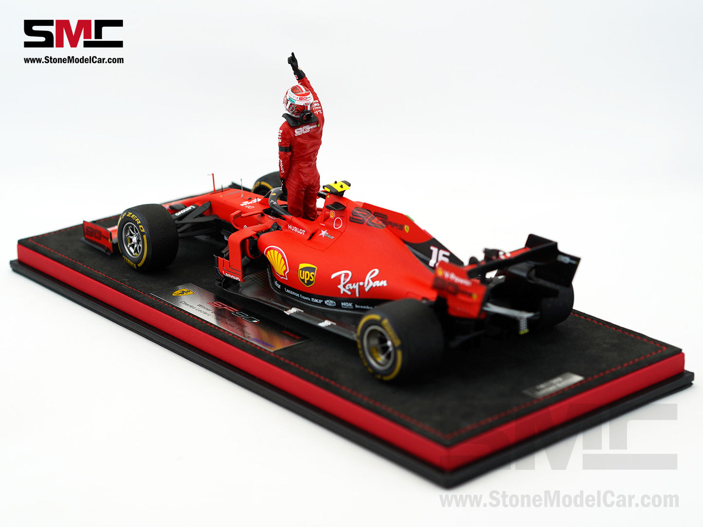 Ferrari F1 SF90 #16 Charles Leclerc Winner Belgium GP 2019 Looksmart 1:18 Special Edition