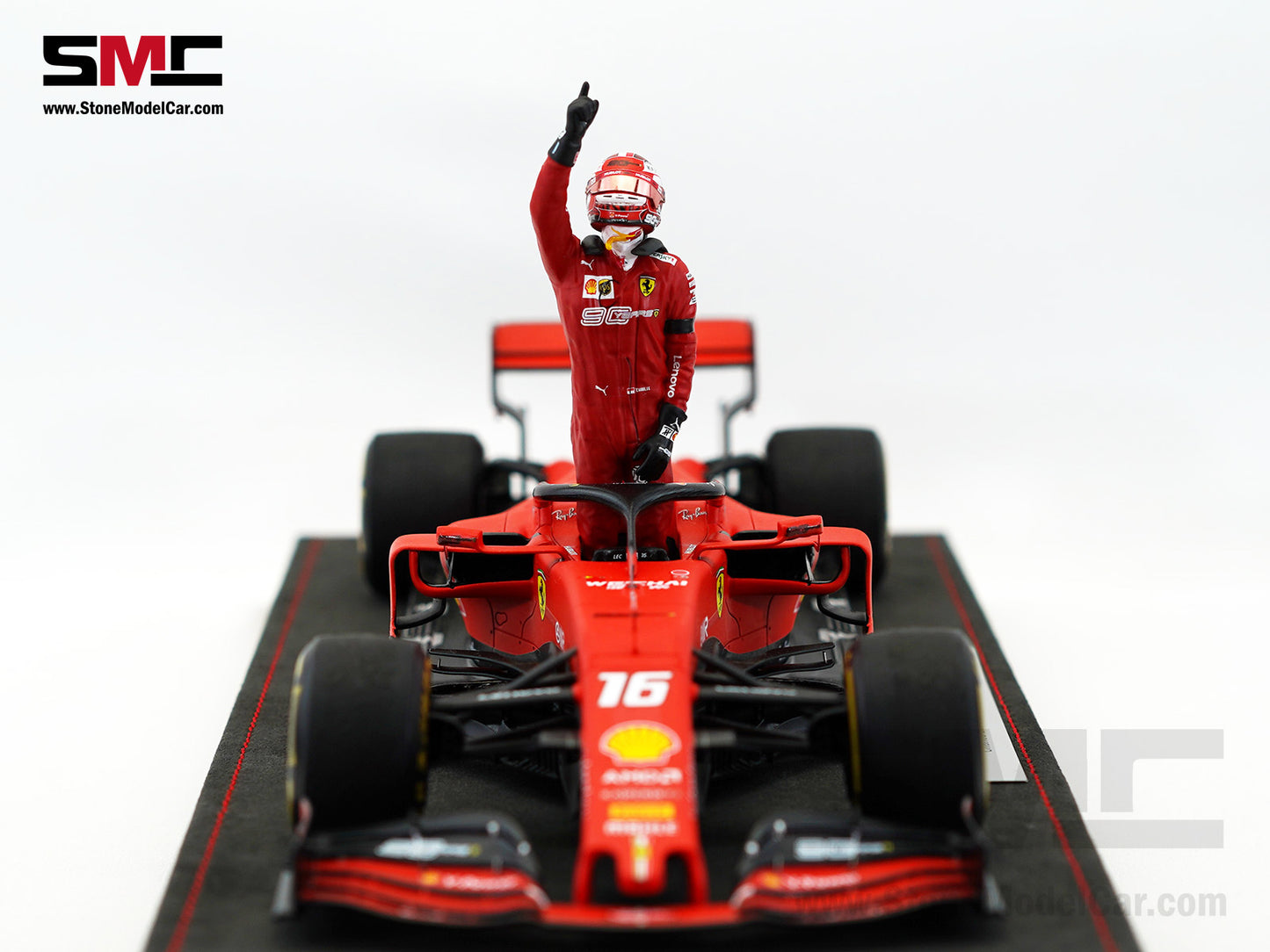 Ferrari F1 SF90 #16 Charles Leclerc Winner Belgium GP 2019 Looksmart 1:18 Special Edition