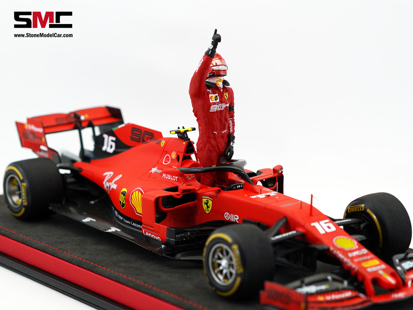 Ferrari F1 SF90 #16 Charles Leclerc Winner Belgium GP 2019 Looksmart 1:18 Special Edition