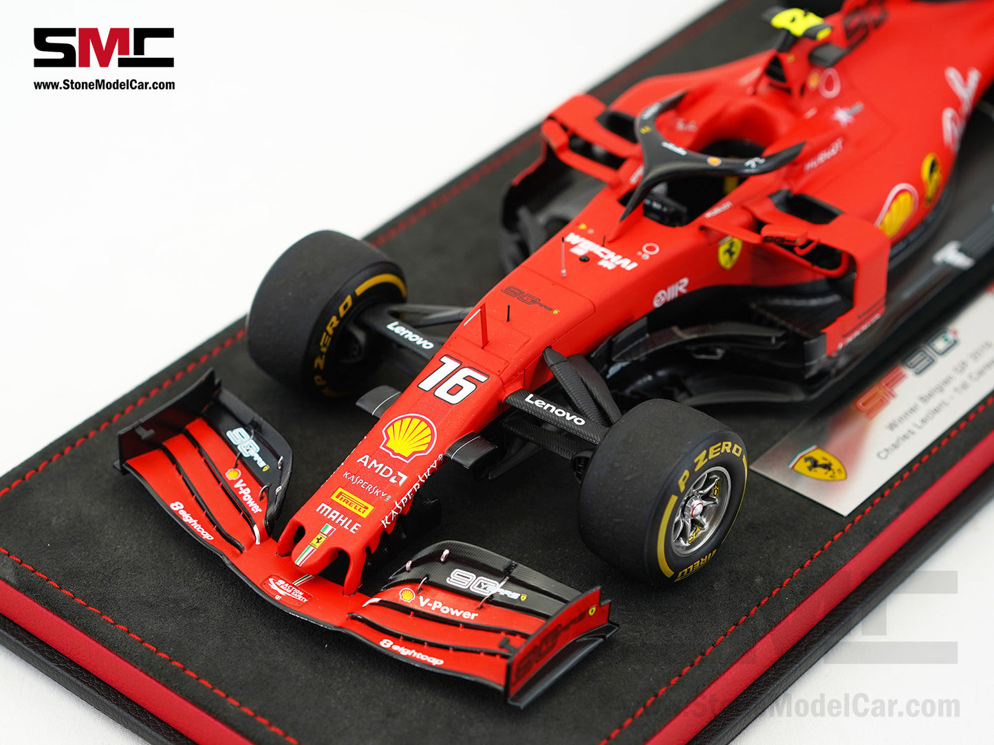 Ferrari F1 SF90 #16 Charles Leclerc Winner Belgium GP 2019 Looksmart 1:18 Special Edition