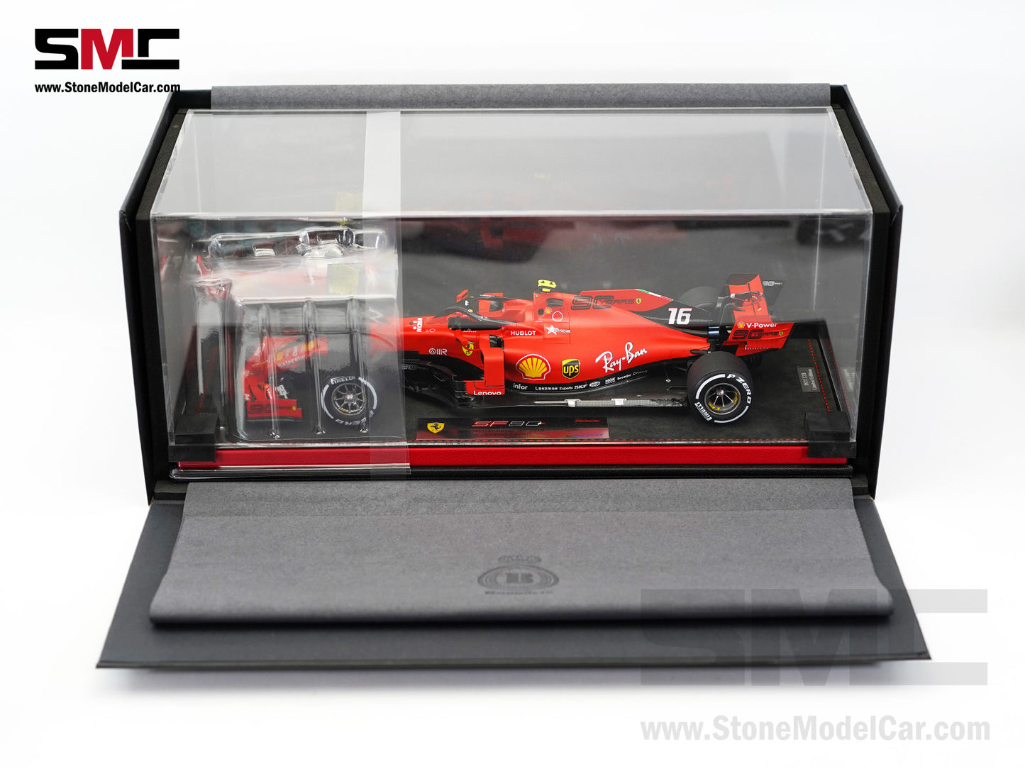 Ferrari F1 SF90 #16 Charles Leclerc Winner Italy Monza GP 2019 Looksmart 1:18 Special Edition