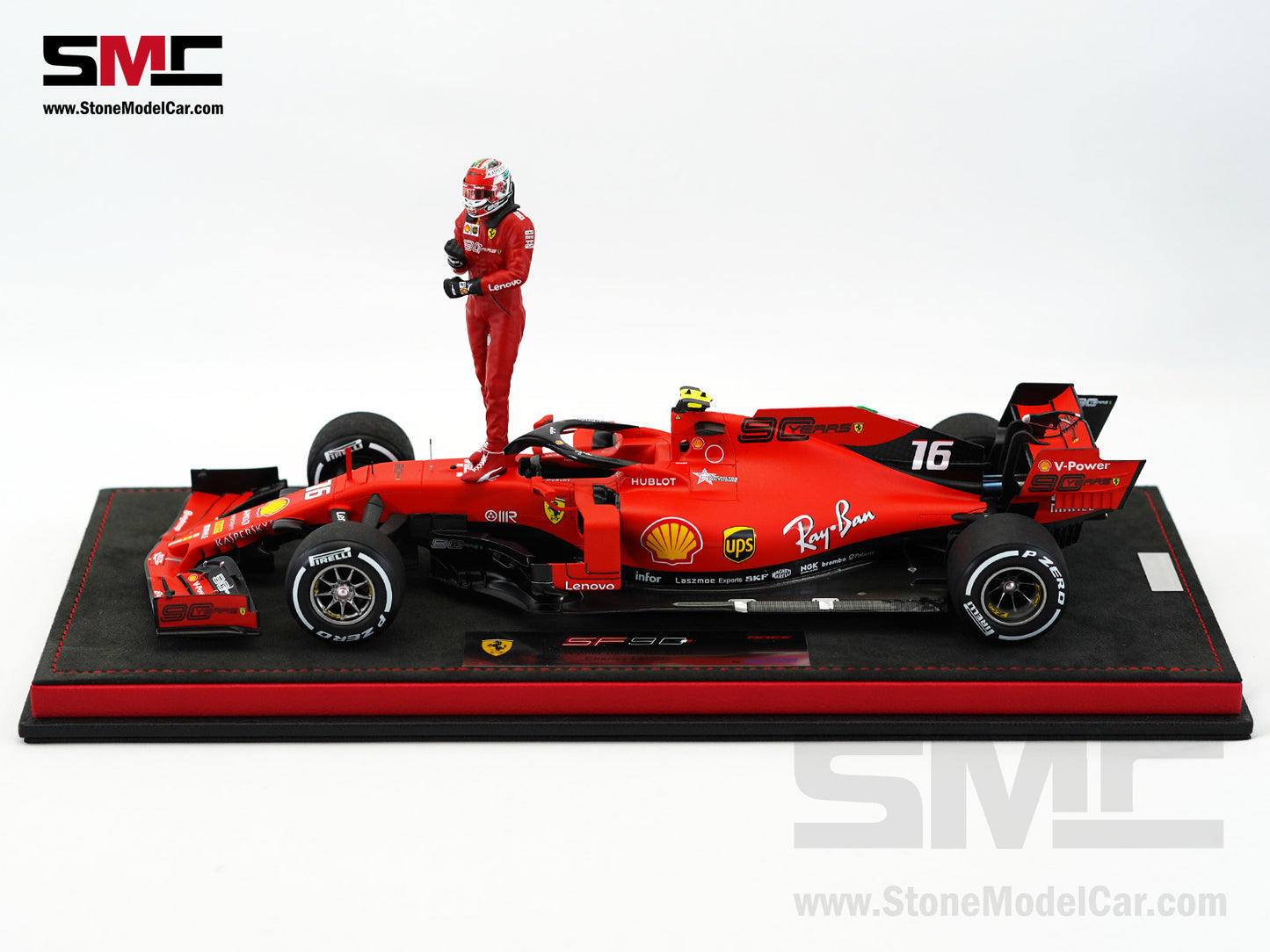 Ferrari F1 SF90 #16 Charles Leclerc Winner Italy Monza GP 2019 Looksmart 1:18 Special Edition