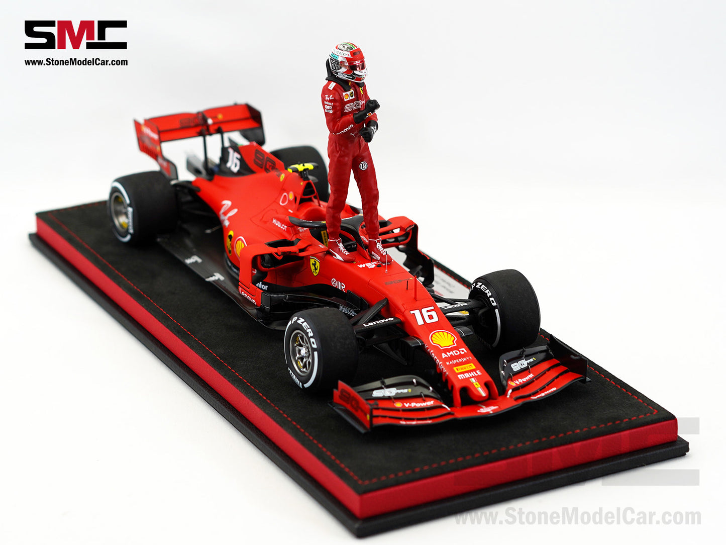 Ferrari F1 SF90 #16 Charles Leclerc Winner Italy Monza GP 2019 Looksmart 1:18 Special Edition