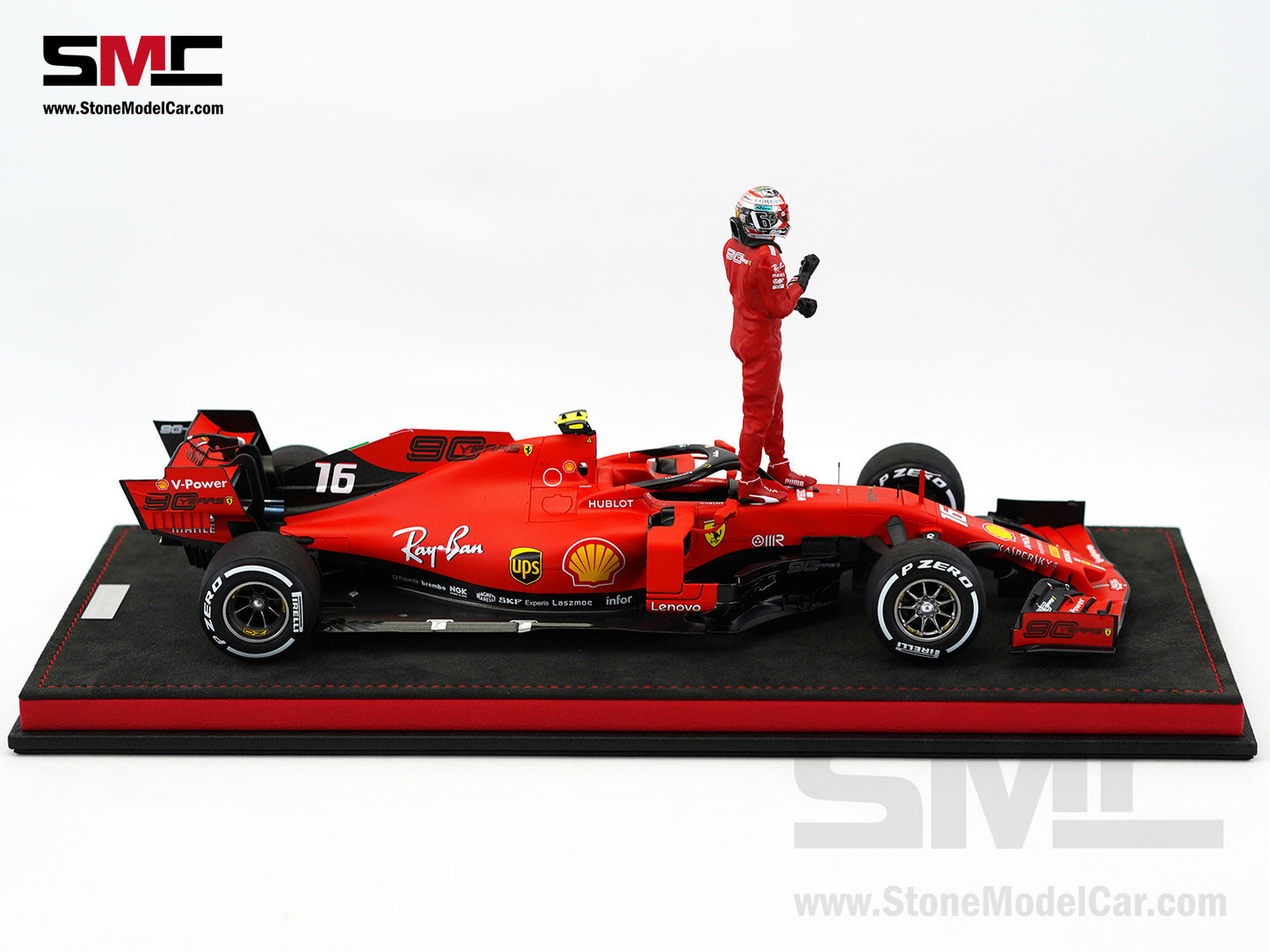 Ferrari F1 SF90 #16 Charles Leclerc Winner Italy Monza GP 2019 Looksmart 1:18 Special Edition