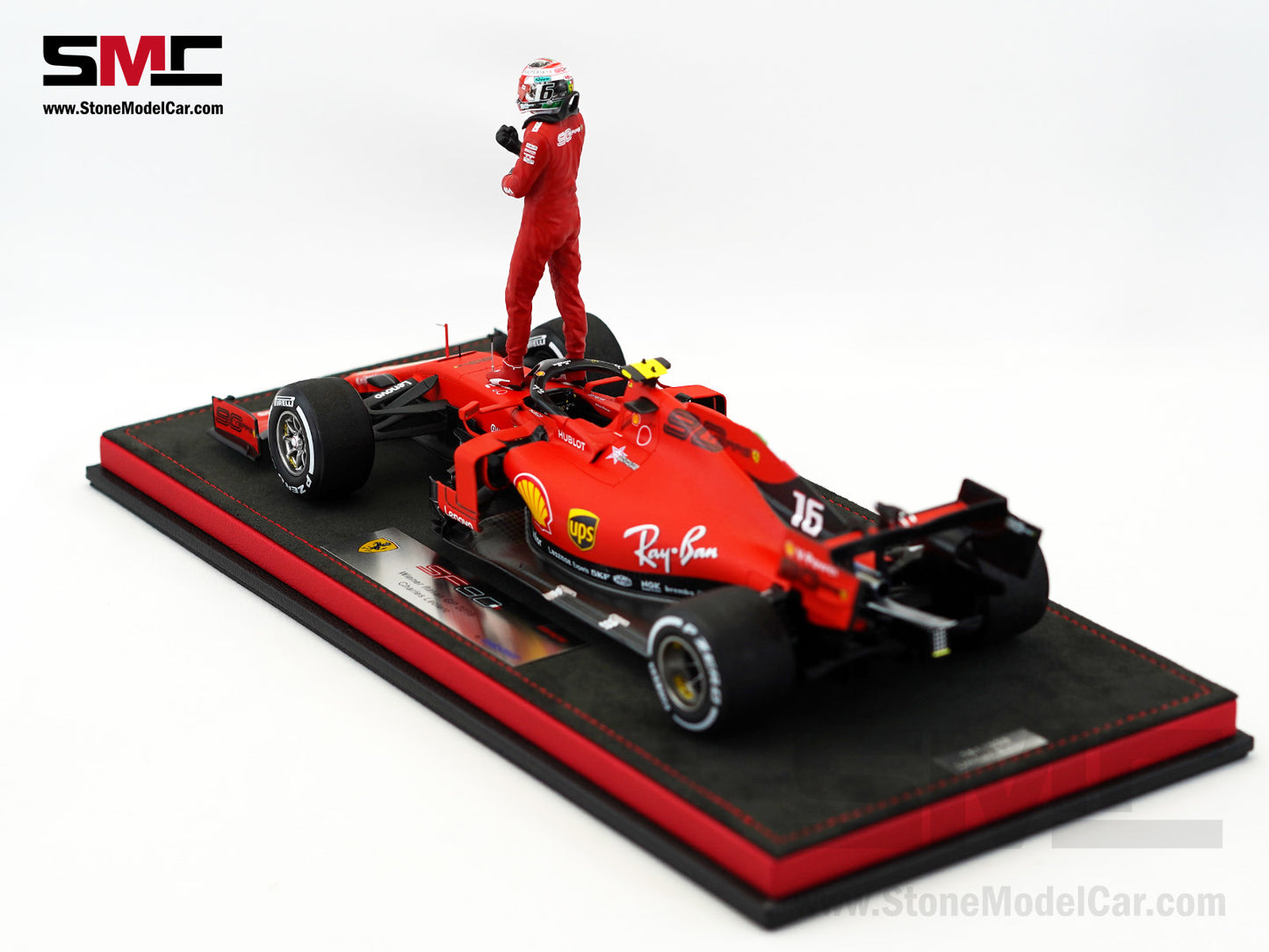 Ferrari F1 SF90 #16 Charles Leclerc Winner Italy Monza GP 2019 Looksmart 1:18 Special Edition